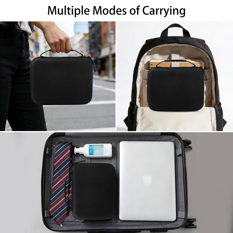 Camera Case for Sony Alpha a6400 / a6700 / a6600 / a6100 / a6500 / a6300 / a6000 Mirrorless Digital Camera Fits 16-50mm/18-300mm Lenses With Adjustable Dividers & Mesh Pocket (Case Only)