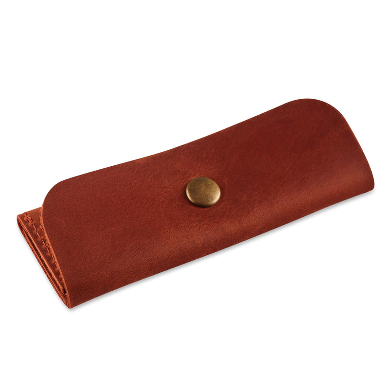 Leather SD Card Holder, SD Card Case, Micro SD Card Holder Organizer, SD Card Storage Case, Memory Card Case Cover, Travel Memory Card Case (Cognac) Cognac