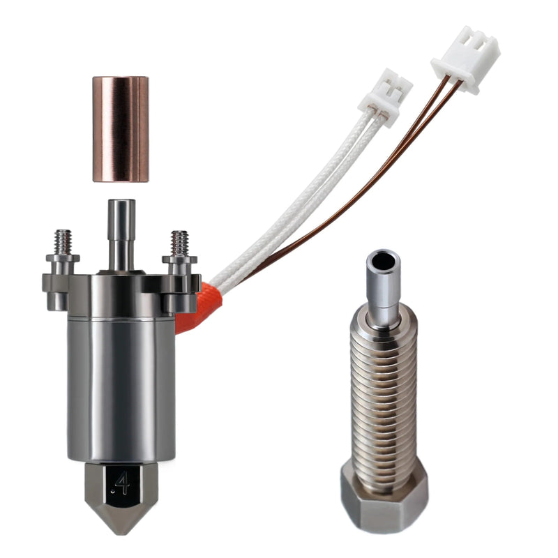 Microswiss FlowTech Hotend for Creality CR-10 SE - Leakproof Nozzle - Cold Nozzle Change - High Flow - All Metal Design - Made in USA