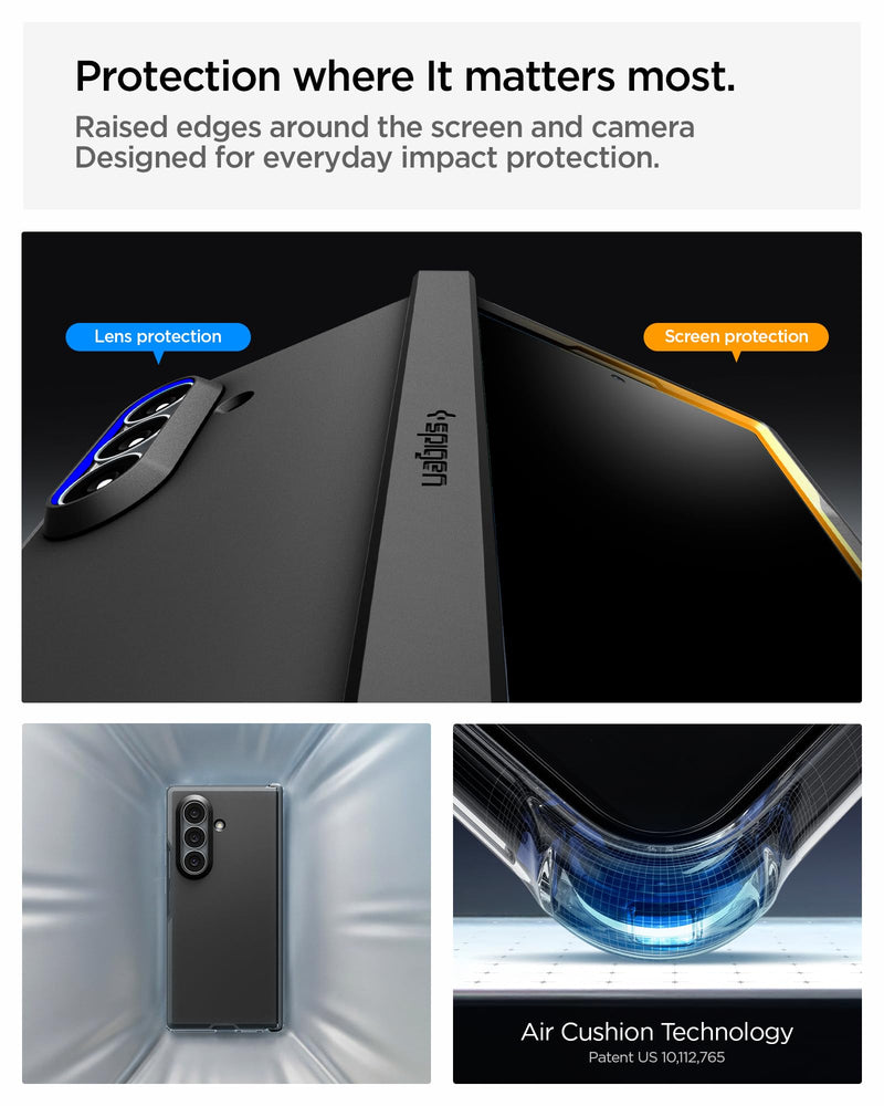 Spigen Tough Armor Pro MagFit for Galaxy Z Fold 8 Ultra Case, Black | Full Hinge Protection, Air Cushion Tech, Camera Plateau Protection, Compatible with MagSafe, Military Grade Drop Protection
