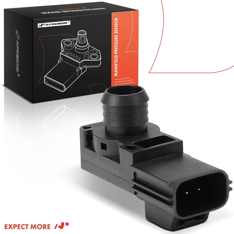 A-Premium Power Brake Booster Sensor [3 Pins] Compatible with Dodge Grand Caravan 2010, Journey 2011, Durango 2006-2009 & Chrysler Aspen 2007-2009