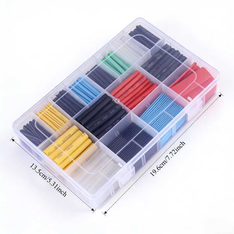 580Pcs Heat Shrink Tubing Kit 2:1 Ratio, Insulation Cable Sleeve Assortment for Wire Cord Protection 580Pack