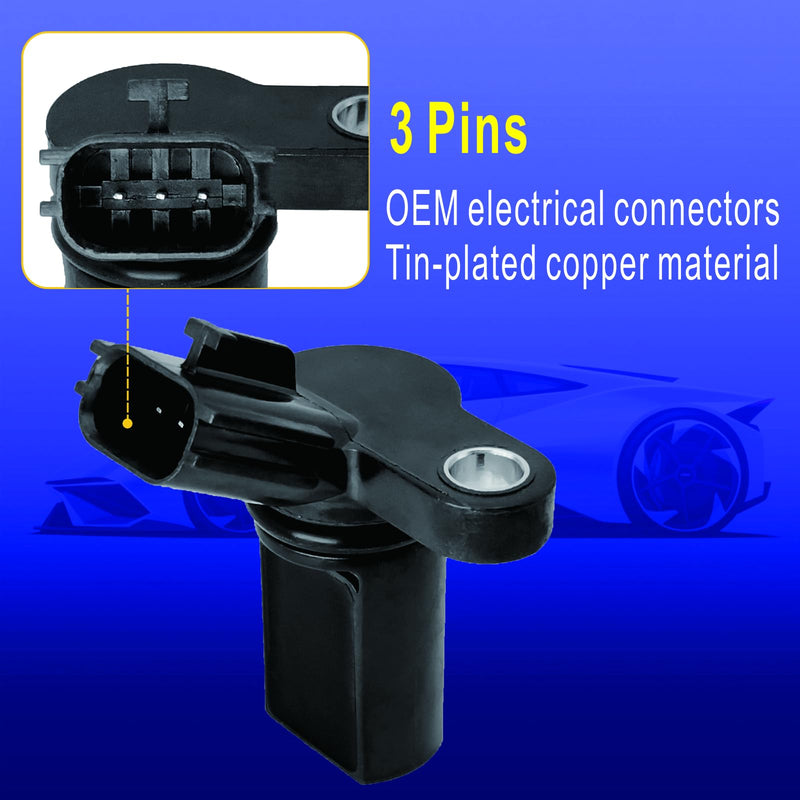 Camshaft Position Sensor Left & Right Compatible with Nissan 350Z Altima Maxima Murano Quest Frontier Pathfinder Xterra Infiniti Fx35 G35 I35 M35 V6 3.5L 4.0L, Set of 2