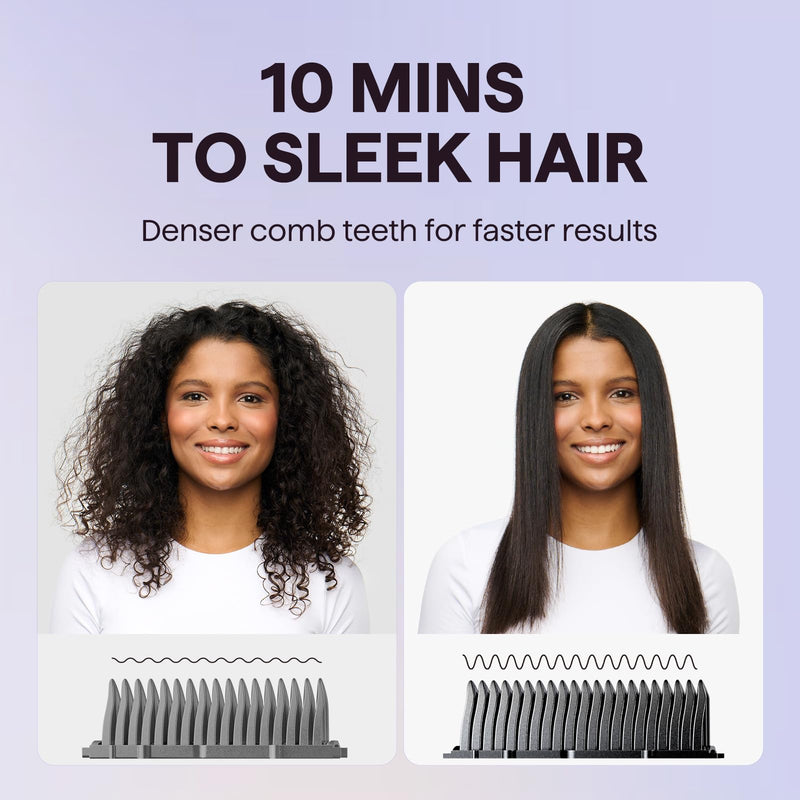  [AUSTRALIA] - Wavytalk Blowout Boost Thermal Brush Pink and Sleek Sweep Straightener Brush