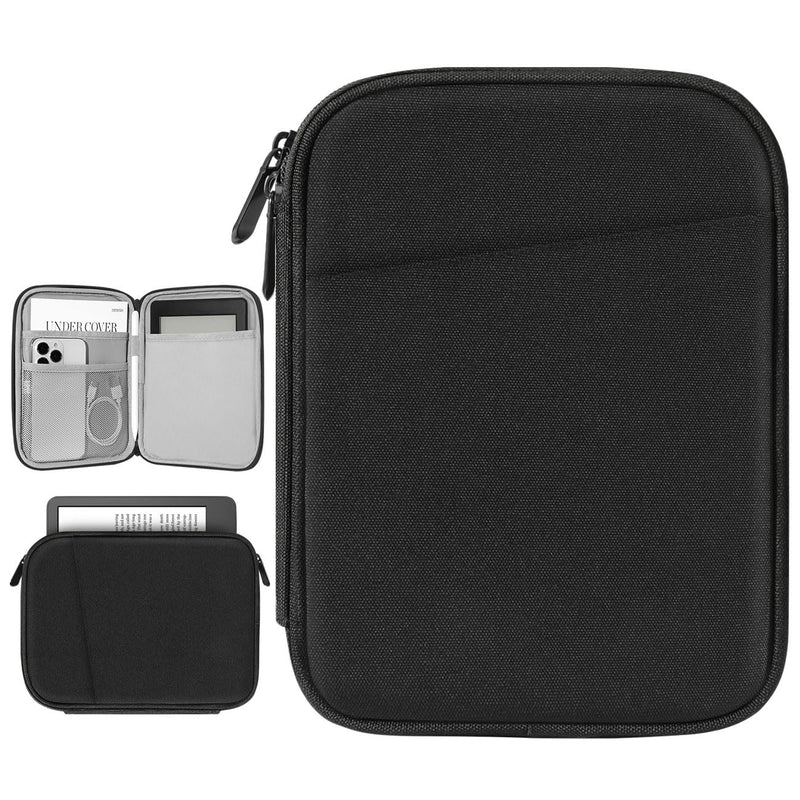 6-7 Inch Protective Sleeve Carrying Case for All-New 6" Kindle 11th Gen 2022/10th Gen 2019/8th Gen 2016, 6.8" Kindle Paperwhite 11th/10th Gen 2021/2018, Kindle Oasis E-Reader, Black