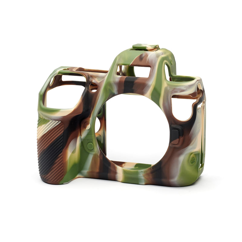 easyCover - Silicone Camera case - Protection Compatible for Your Camera Nikon Z8 - Camouflage