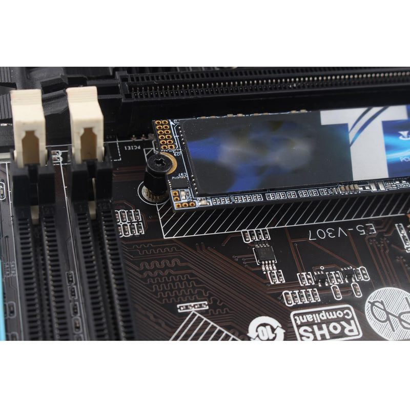 ZDE ZE019 M.2 SSD Screws Kit NVMe M.2 SSD Mounting Screws Computer Motherboard Screws Components for Asus MSI Gigabyte ASRock Motherboard and Raspberry Pi 5