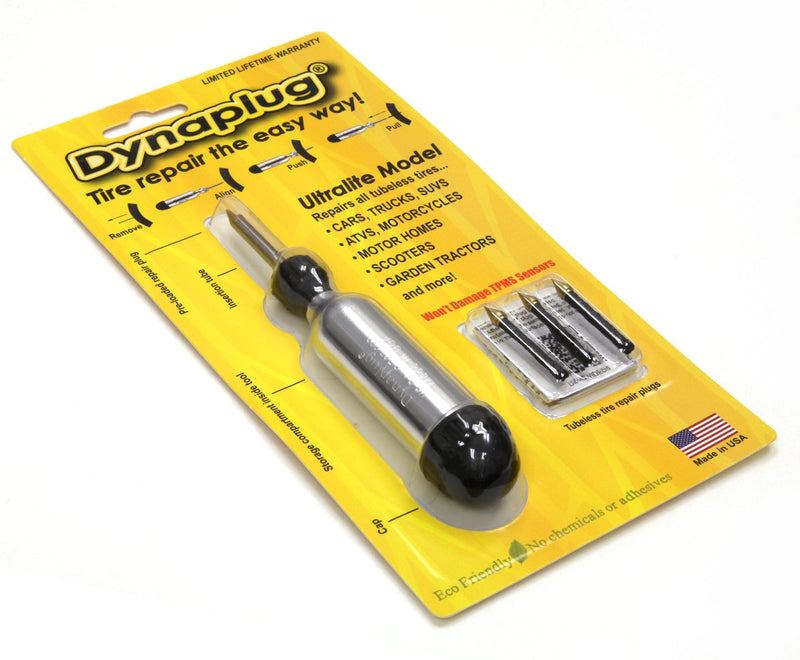 Dynaplug Ultralite Tubeless Tire Repair Tool Kit, Made in USA