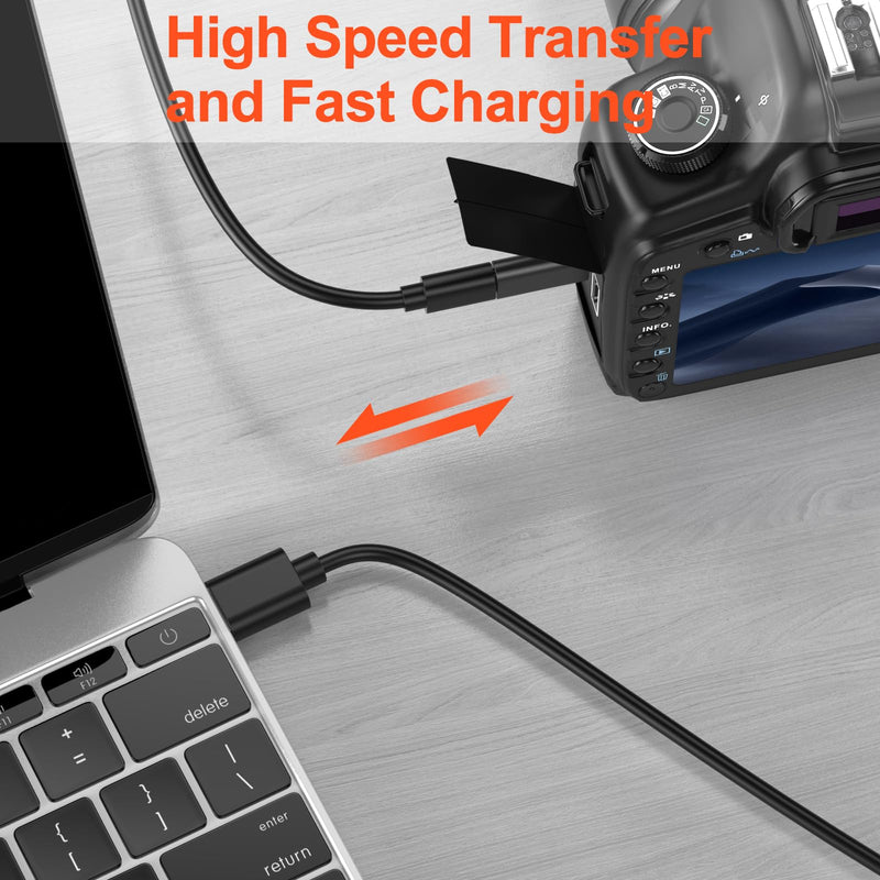 3 Pack USB C to Mini USB Adapter, Type C Female to Mini USB 2.0 Male Convert Connector Support Charge & Data Sync Compatible GoPro Hero 3+, MP3 Players, Dash Cam, Digital Camera, Receiver