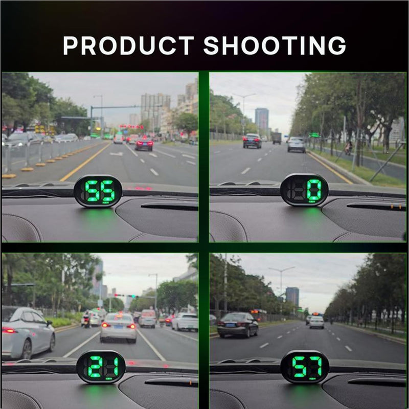 GPS Digital Speedometer for Car MPH, USB Connect Plug and Play for Car Truck Motor SUV All Vehicles, Automatic Brightness Adjustment,Large Font Display K2-Green