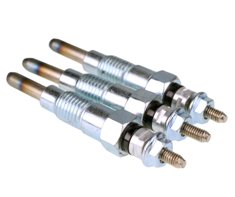 JEENDA 3PCS Glow Plugs M811937 MIU802457 for John Deere X495 X595 X740 X744 X748 X749 X750 X754 X758 1435 1023E 1025R 1026R 2025R 2026R 2305 2320 2030A 850D 855D Yanmar Engine 3TNV76 3TNM74 3TNV70