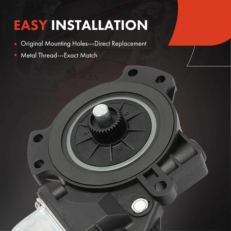 A-Premium Front Left Power Window Lift Motor Compatible with Hyundai Sonata 2006 2007 2008 2009 2010 Sedan, Driver Side, with Anti-Clip Function, Replace# 82450-3K011