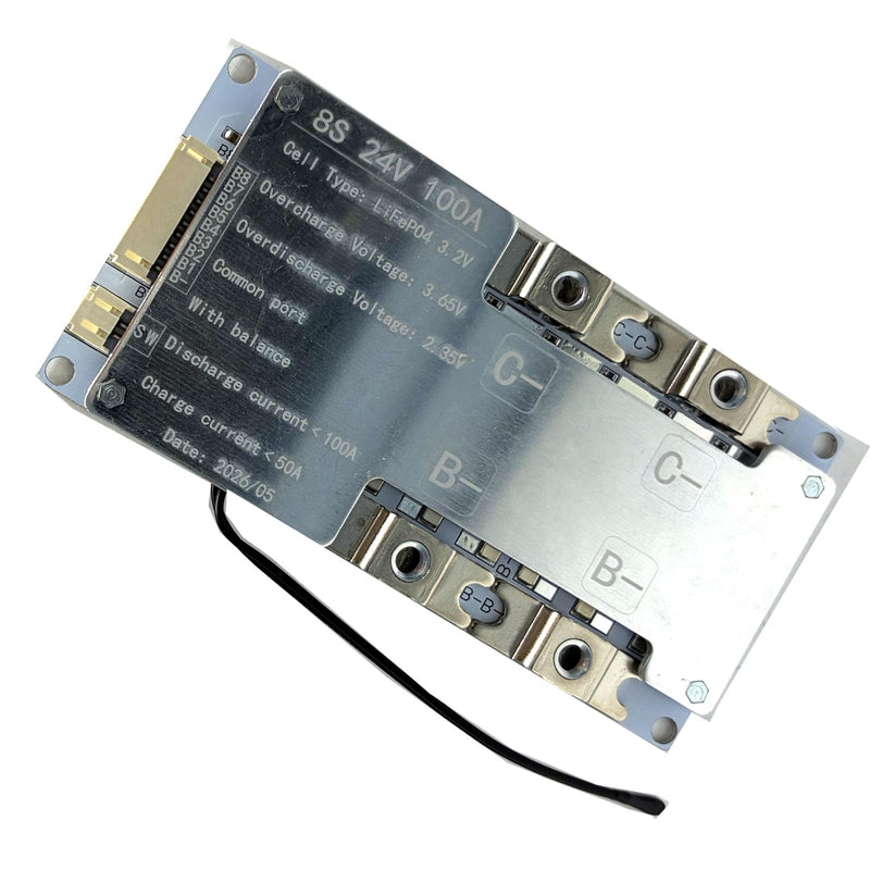 8S 100A BMS Lifepo4 Battery Protection Board Temperature Protection Equalizer