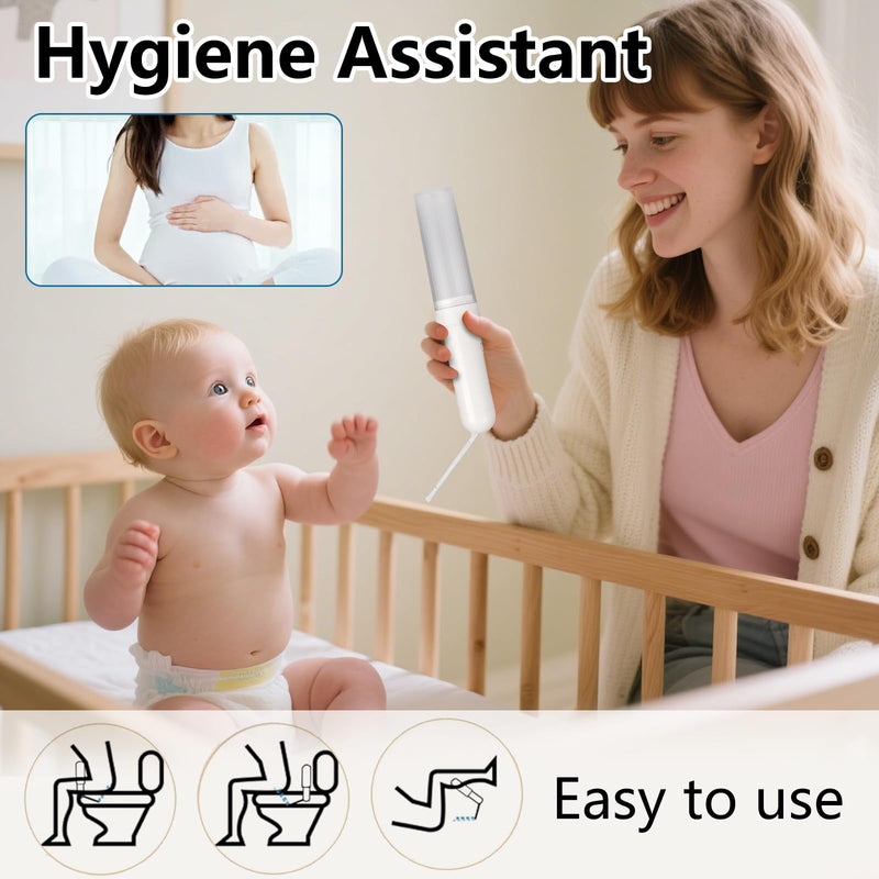 Portable Bidet for Travel, Rechargeable Electric Travel Bidet for Women & Men, Waterproof Handheld Bidet Sprayer High Pressure for Personal Hygiene Cleaning