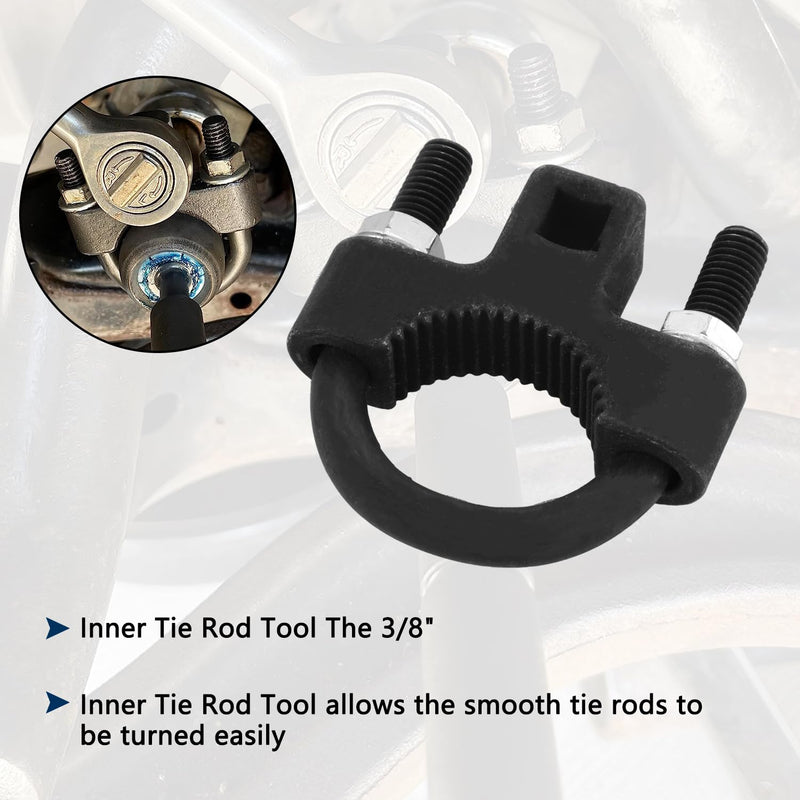 Inner Tie Rod Removal Tool 3/8” Tie Rod End Removal Tools 30-42mm for Automotive Repair