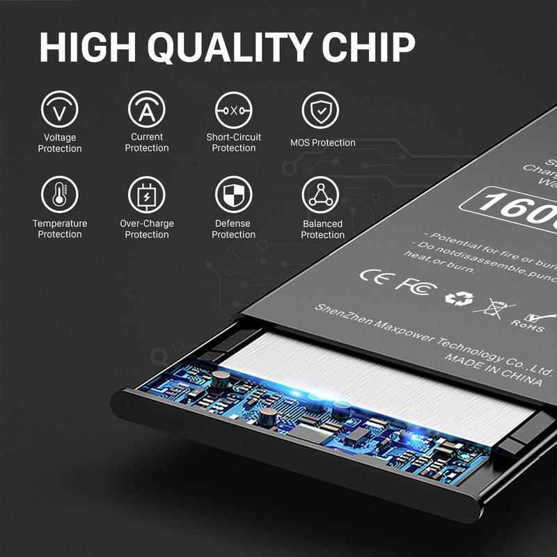 Battery Compatible with iPhone 11 (2025 New Upgrade) 0 Cycle Li-Polymer Replacement Battery for iPhone 11, with Professional Repair Tool Kit