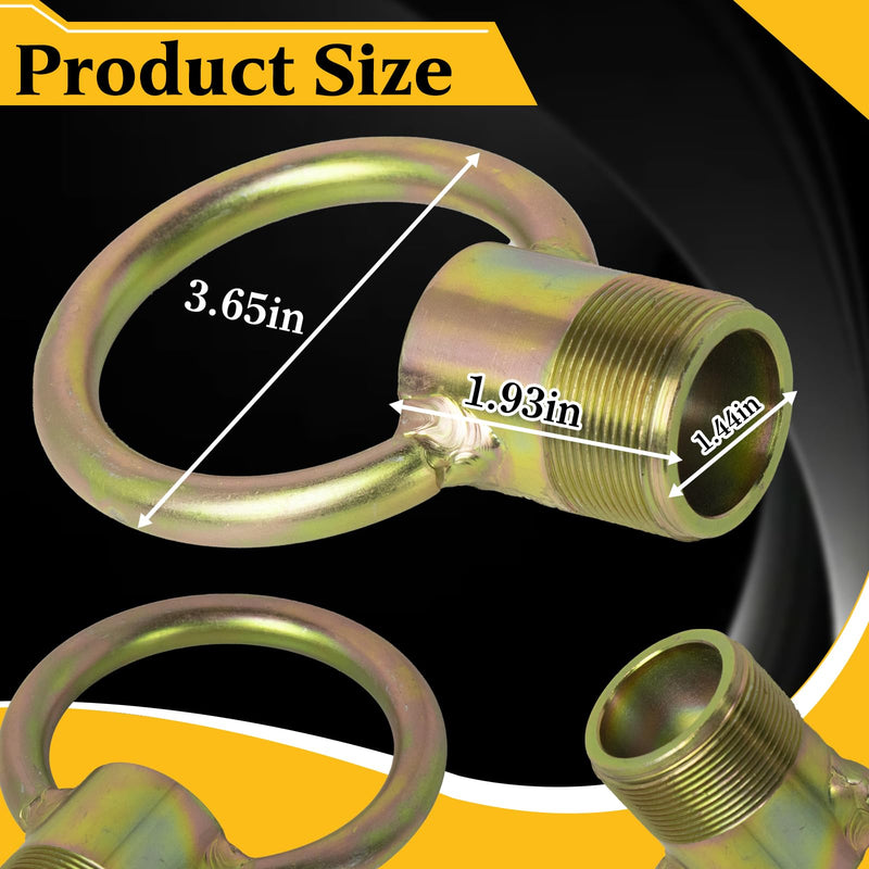 91-904551 Outboard Lifting Ring Tool – Compatible with Mercury, Yamaha, MerCruiser (1.5"-16 TPI Threads) – Universal Lifting Eye for Outboard Motors, Flywheel Puller, Boat Engine Hoist