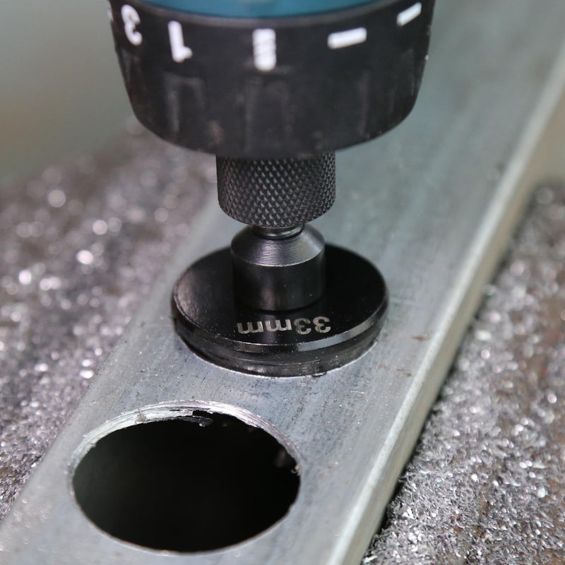 Bi-Metal Hole Saw Kit 3PCS, 7/8'' to1-3/8'' M42 Bimetal Hole Saw Set, Thin Wall Cobalt Drill Hole Cutter with Arbors for Wood, Sheet Metal, Copper, Plaster, PVC, Steel Plate, Drywall, Black 7/8'' - 1-3/8''