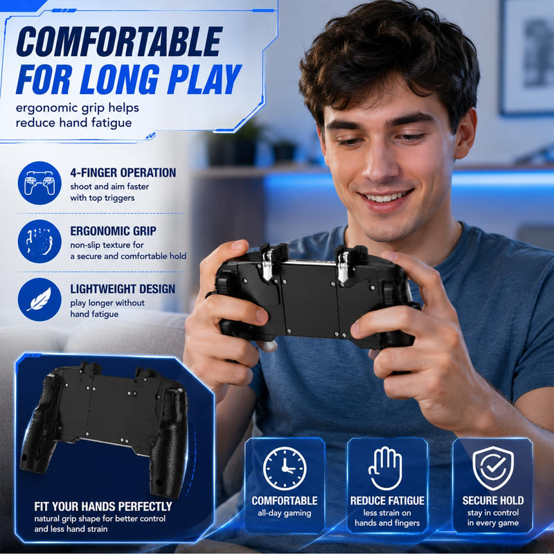 Pubg Mobile Controller,Pubg Mobile,Phone Controller,Control Para Telefono,Gatillos Para Celular Call Of Duty,Ergonomic Grip Design,For Pubg/apex/fortnitee/COD For 4.7-6.5 Inch Iphone & Android