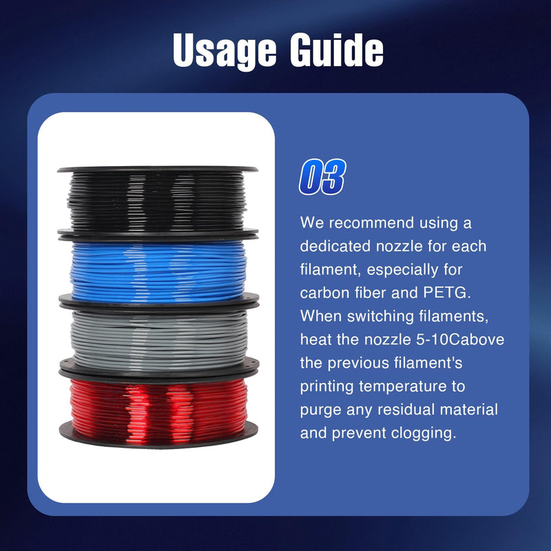 Upgraded AD5X Nozzle 0.25MM 0.4MM 0.6MM AD5X Nozzle with Extra 3X Silicone Cover 1x Nozzle Brush, High Flow 32mm³/s Hotend Kit, High-Speed 3D Printer Part Quick-Detachable 0.25+0.4+0.6MM