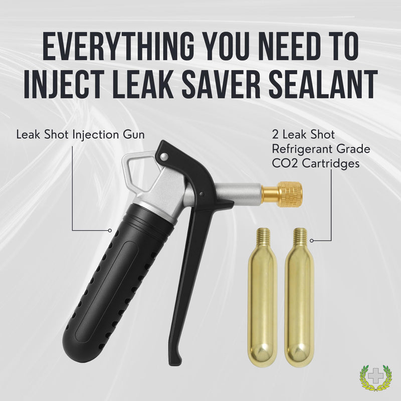 Leak Sealant Injector & AC Drain Line Cleaner Tool | Pro Grade Reinforced Injection Gun | Condensate Line Co2 Drain Gun Basic Sealant Injector