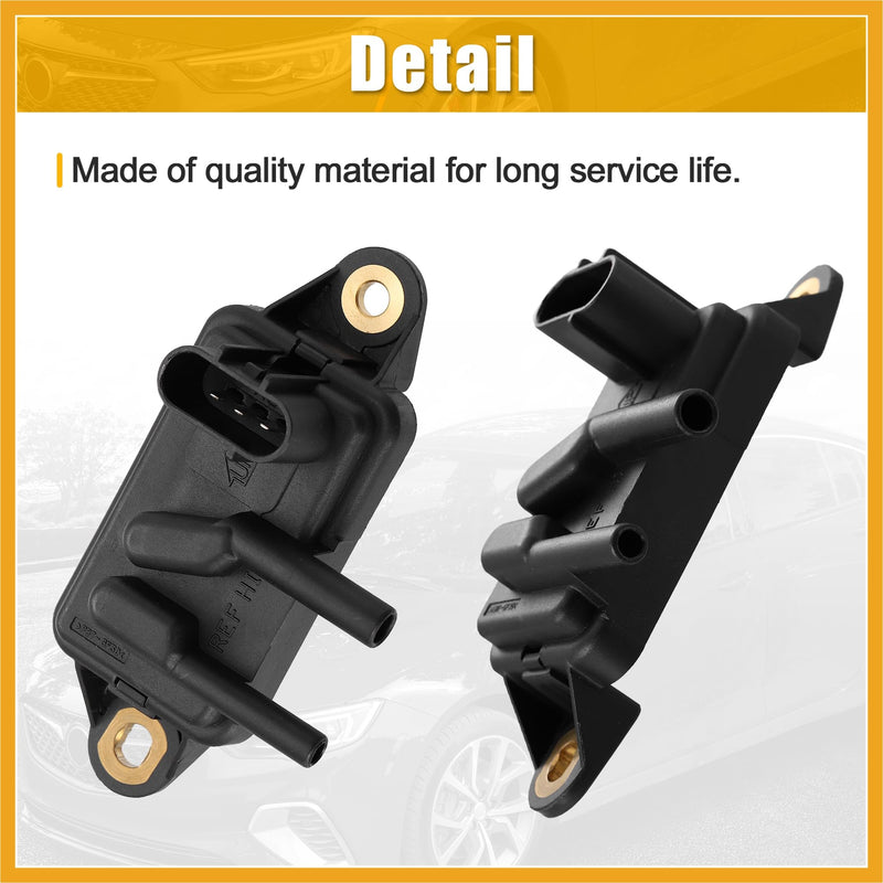 EGR Valve Pressure Feedback Sensor DPFE Sensor F77Z9J460AB DPFE15 for Ford F150 F250 Focus for Lincoln for Mazda for Mercury Exhaust Gas Recirculation Pressure Feedback Replacement