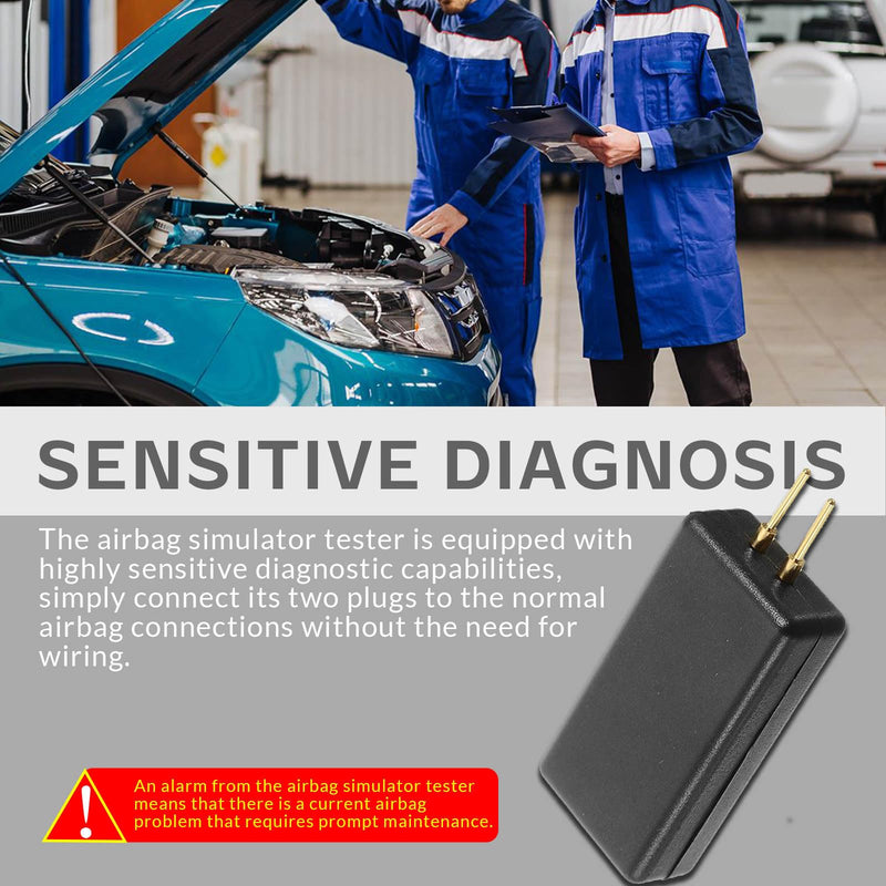 4PCS Car SRS Airbag Simulator Tester, Diagnostic Device Detection Airbag Simulator Testing Instrument, Fault Finding Maintenance and Repair Tool, Auto Airbag Inspection Tool for SUV Truck Pickup