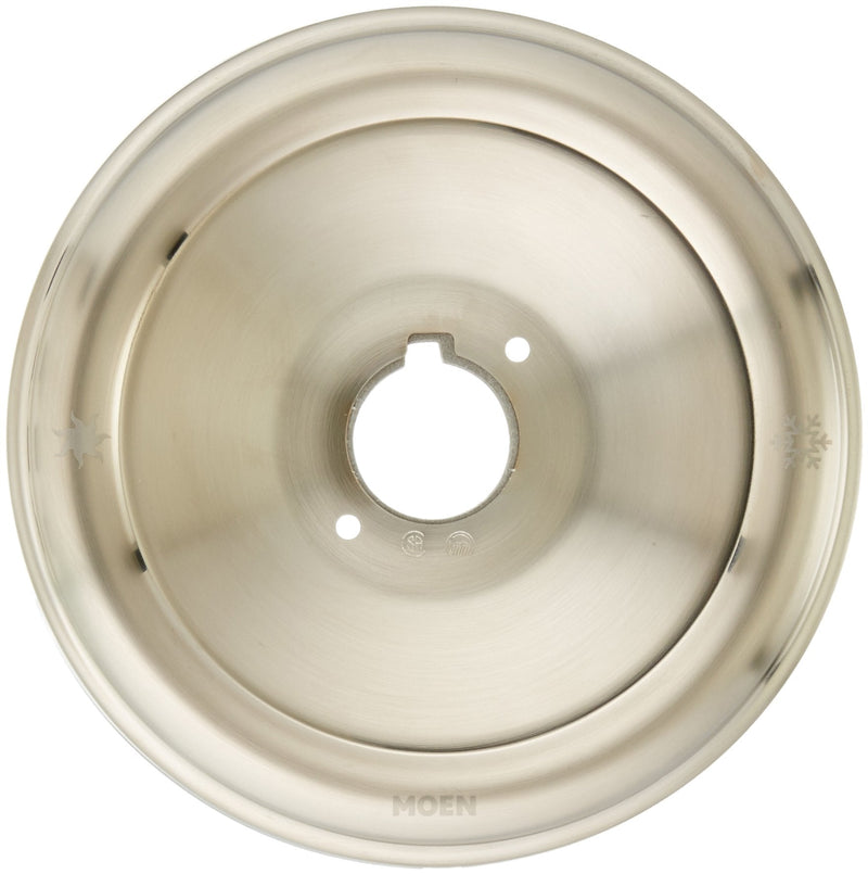 Moen 97491BN Escutcheon for Monticello Posi-Temp Single Handle Tub and Shower Faucets, Brushed Nickel