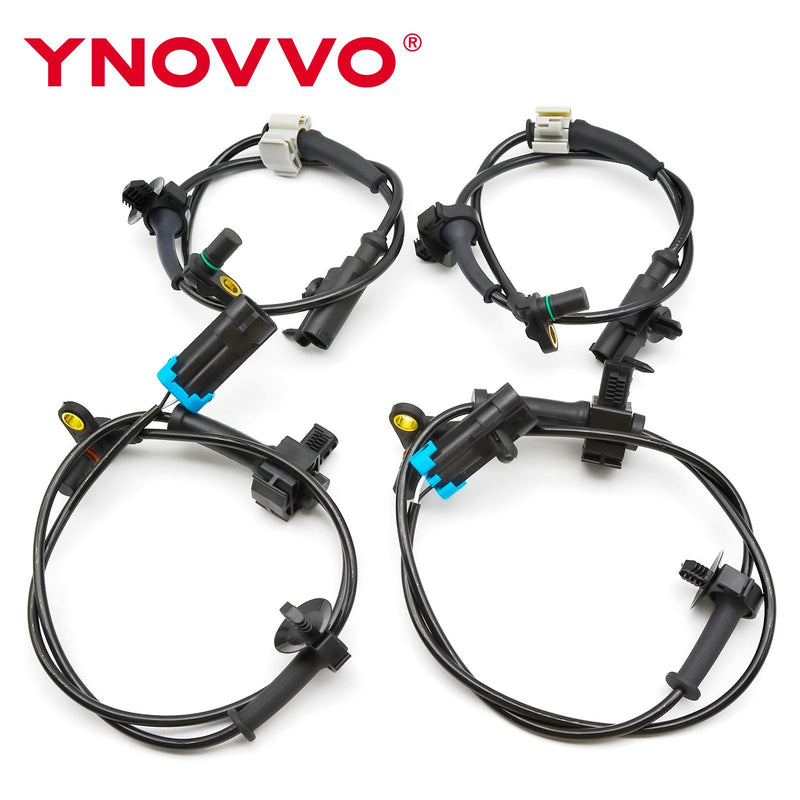 Set of 4 ALS1464 ALS1465 Front Rear Left & Right Side ABS Wheel Speed Sensor Compatible with Chevy Tahoe, for Cadillac Escalade, for GMC Yukon XL 1500 Replace OE#15229012 15121067