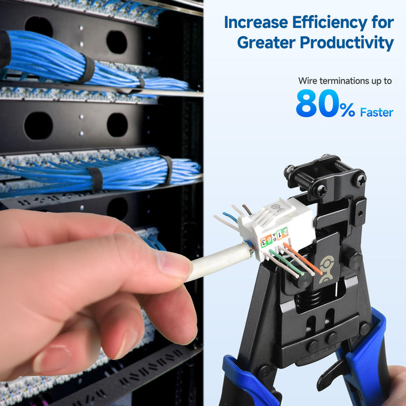 Cable Matters Rapid-Install Crimp Tool for Cable Matters Rapid-Install Cat6 Keystone Jacks with Model 180070 (Not compatible with Model 180005 Series Keystones)