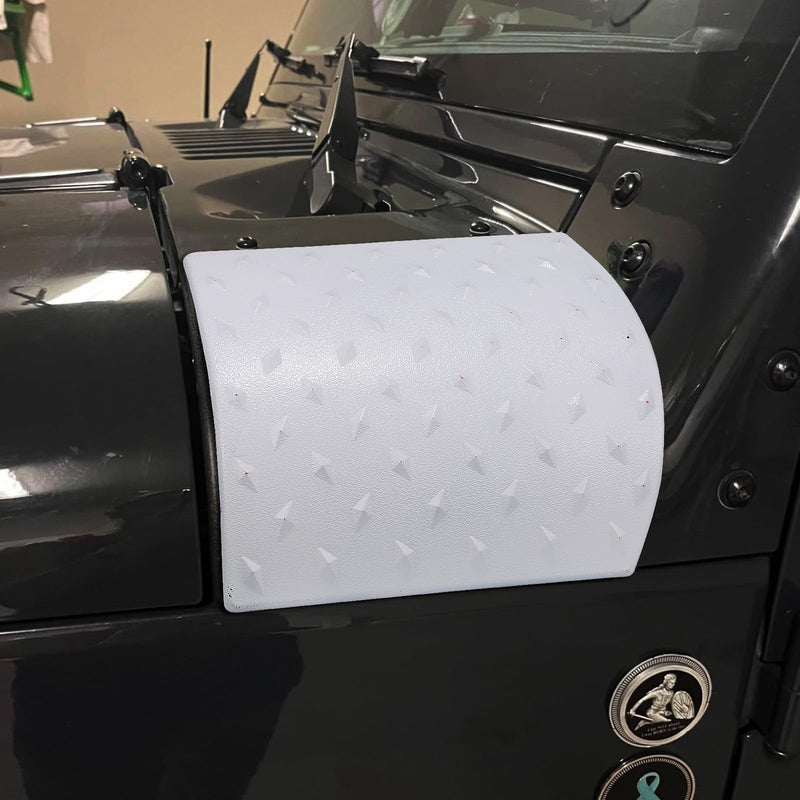 Cowl Body Armor Outer Cover, Compatible with 2007-2018 Jeep Wrangler JK, JKU Unlimited, Rubicon, Sahara X, and Off Road Sport Models (red) red