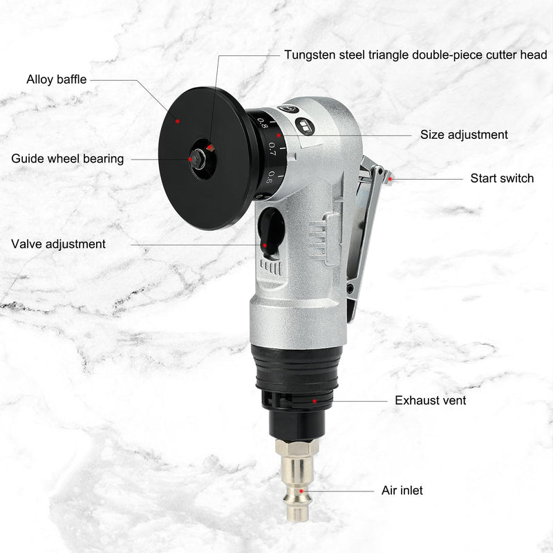 Mini Pneumatic chamfering machine Portable metal trimming machine 45 degree arc burr trimming machine