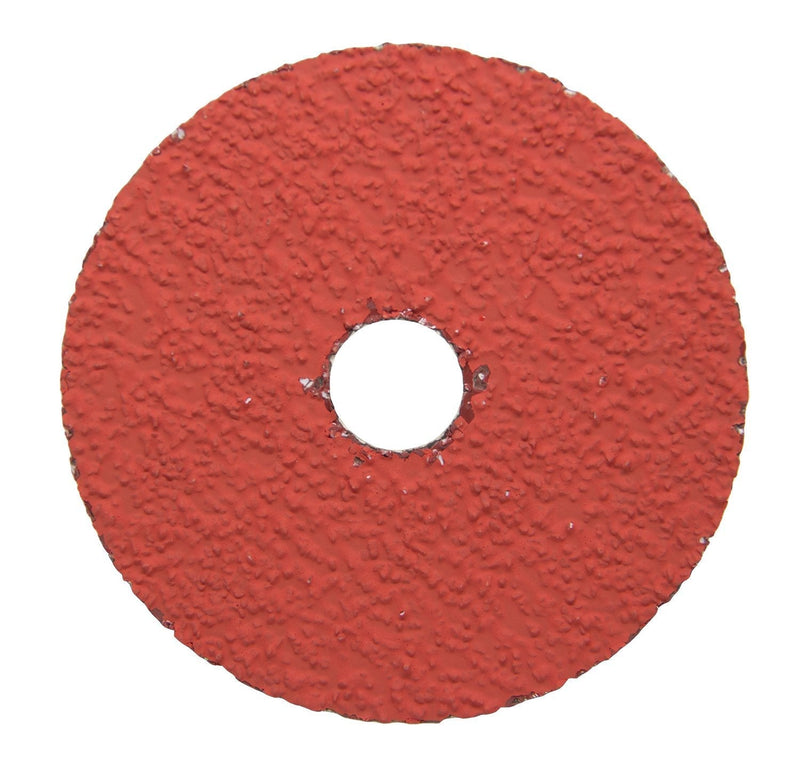 Benchmark Abrasives 4 1/2 Inch Sanding Discs Ceramic Resin Fiber Grinding Disc for Grinding, Stripping on Wood, Fiberglass, Metal, 7/8" Arbor Angle Grinder Sanding Disc, 25 Pack - 36 Grit