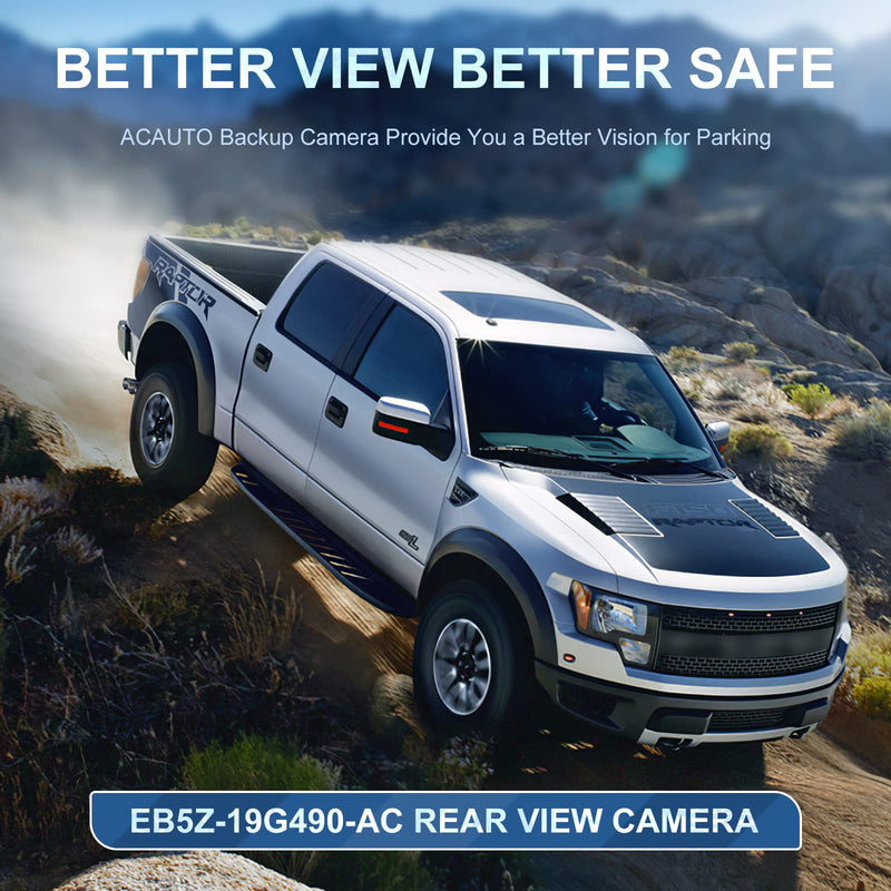 Rear View Backup Reverse Camera Compatible with Ford F150 2010-2014, Ford Mustang 2015-2020 & Lincoln MKC 2015-2019, Park Assist Backup Camera EL3T-19G490-AA, EL3Z-19G490-D, BL3Z-19G490-B Fit for Ford F150 2010-2014