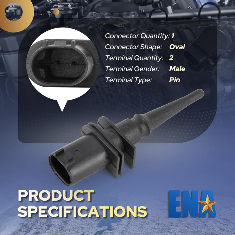 ENA Cabin Air Temperature Sensor Compatible with BMW 328i 325i 330i 335i X5 X3 550i 528i 535i M3 X6 Z4 128i 135i 750i 2.8L 3.2L 4.4L 4.8L 4.9L 5.4L l4 V8 V12 2012 2013 2014 2015 2016 Replaces AX203