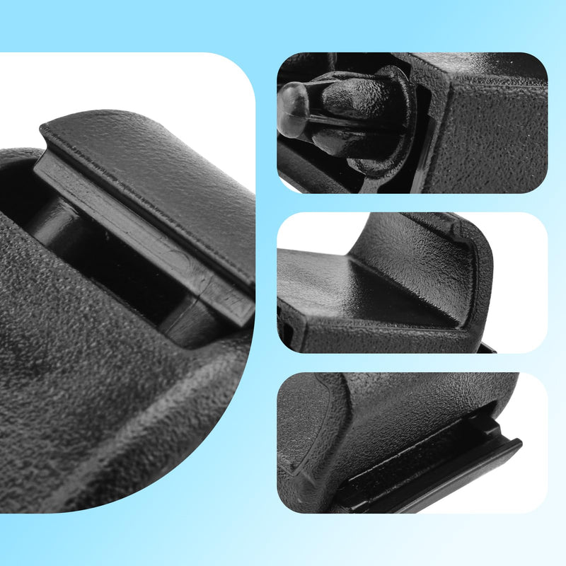 Rear Sunshade Hook 4PCS Compatible with Hyundai Santa Fe Sport 2013-2018 Replaces 83912-2W000 839122W000, Rear Curtain Sunshade Buckle Hook