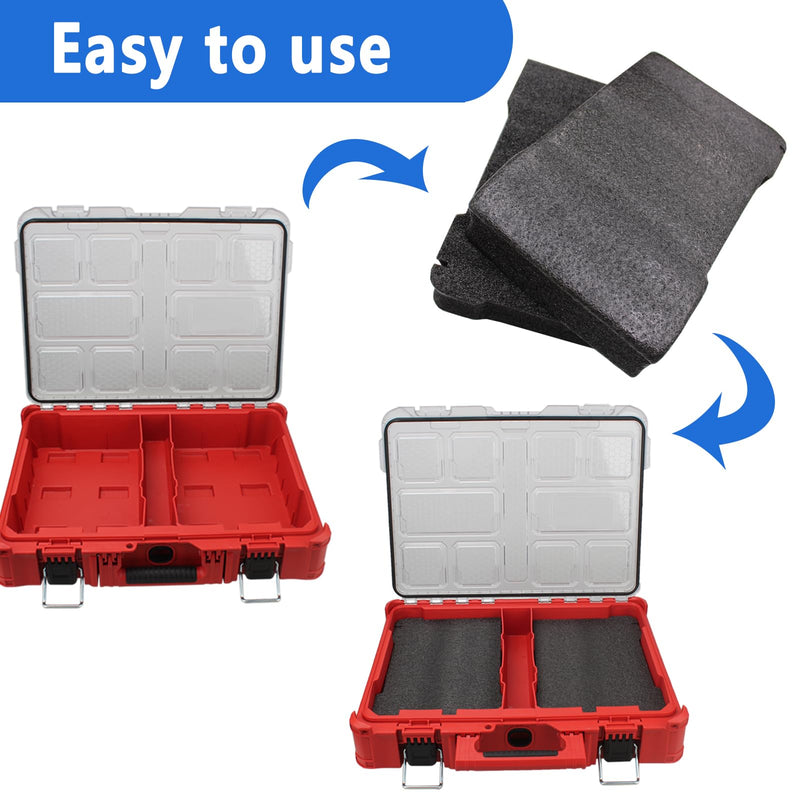 48-22-8430 Packout Foam Inserts for Milwauke Packout Foam Insert and Tool Box Foam (2pc econo foam insert)
