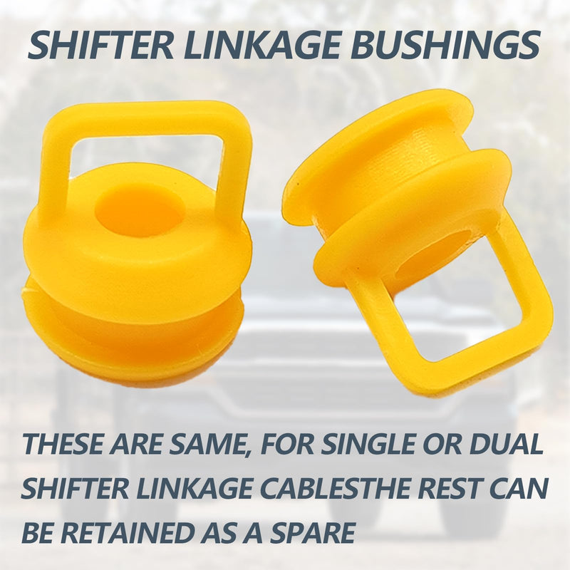3PCS Shifter Cable Bushing Transmission linkage Cable Bushing Compatible with Chevy Silverado 1500 2500 3500 4.3L 5.3L 6.0L 6.2L 6.6L GMC JEP Pontiac RAM D0dge Repair Kit 14104 15276979 52855956AG