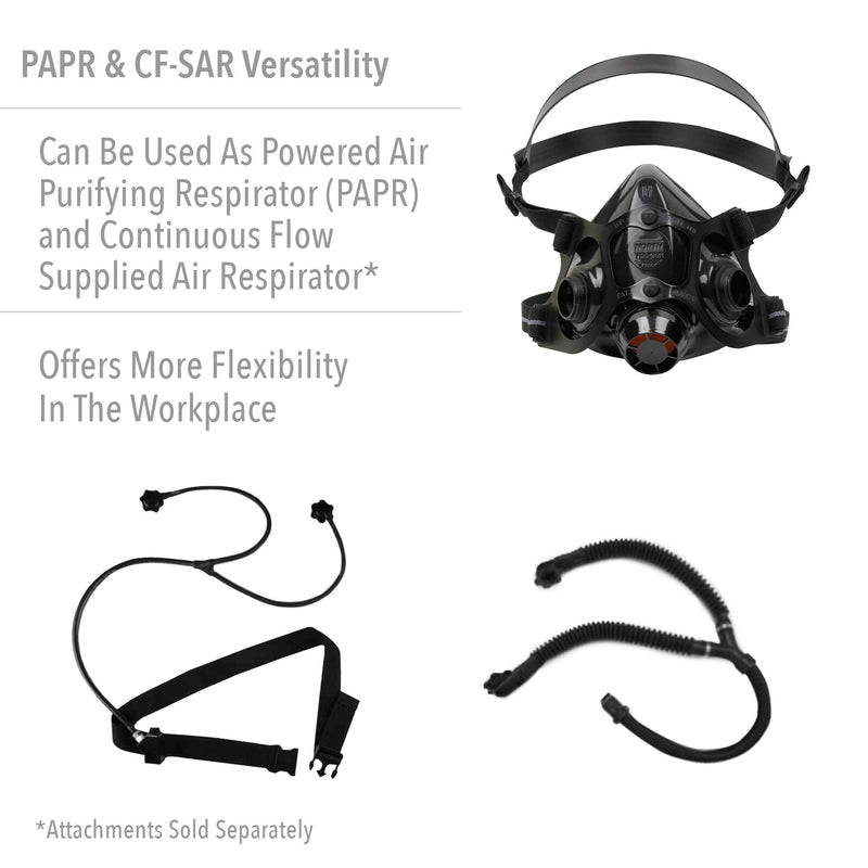 Honeywell North 7700 Series Niosh-Approved Half Mask Silicone Respirator, Small (770030S) 1 Count (Pack of 1)