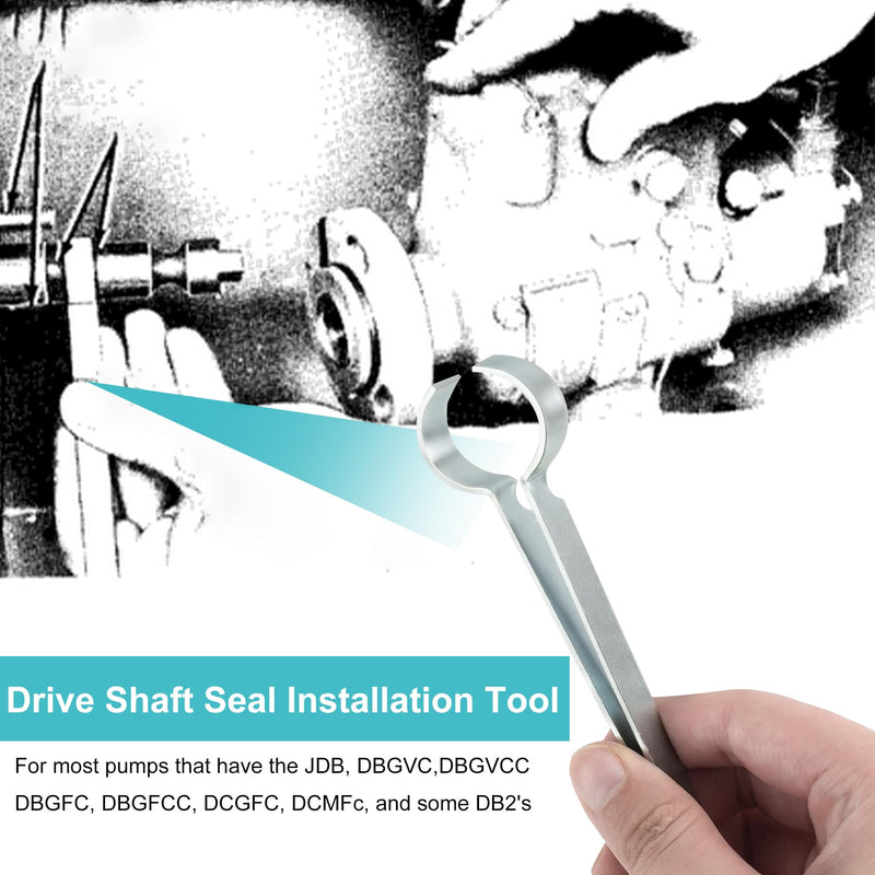 Drive Shaft Umbrella Seal Installer Compression Installation Tool 13371 for Stanadyne Roosa Master Diesel Fuel Injection Pump Compatible with John Deere JD256