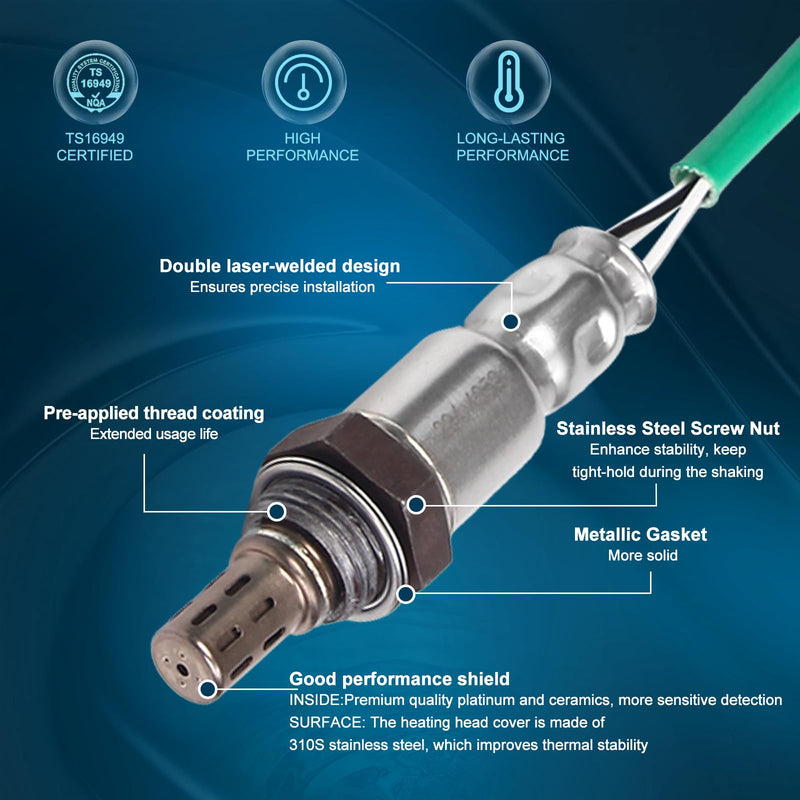 Set of 2 Oxygen O2 Sensor Upstream Downstream Replacement for Honda CR-V EX EX-L LX 2007 2008 2009 2.4L