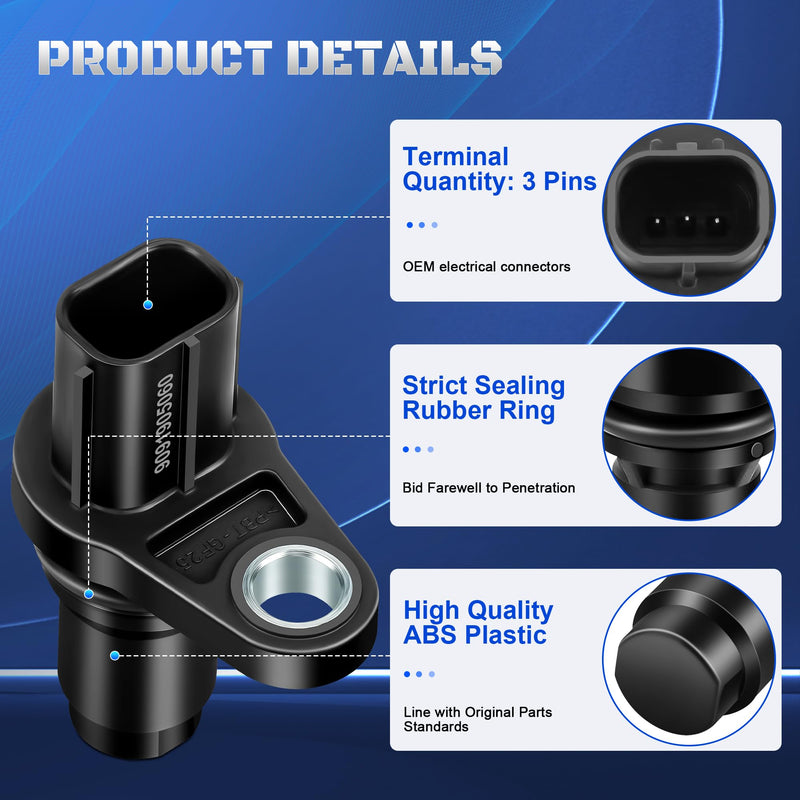  [AUSTRALIA] - Set of 2 Camshaft Position Sensor 9091905060 Fits for Toyota Camry Corolla 4Runner Highlander Prius RAV4 Tacoma Tundra & Lexus ES350 GS350 GS460 IS250 IS350 LS460 RX350 & Scion tC xD 9008005060