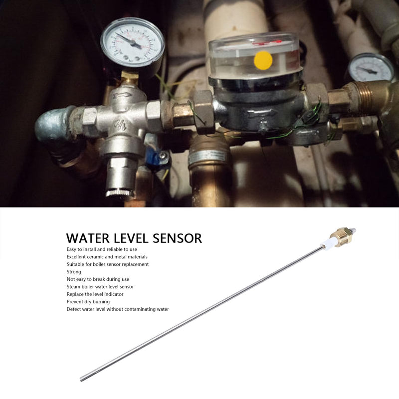 Boiler Water Level Probe Sensor with Ceramic and Metal for Steam Boilers, PTFE, Brass, Stainless Steel, 1.6Mpa Sealing Pressure Water Level Sensor Probe Ceramic Metal