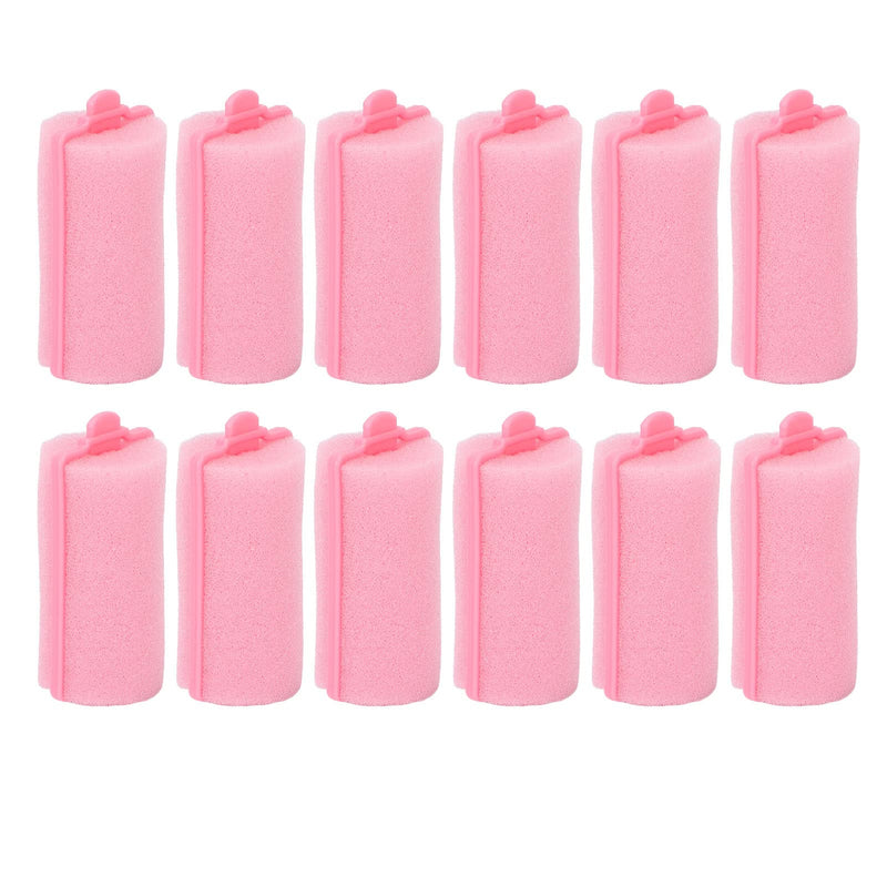 Pack of 12 Foam Sponge Curlers, Comfortable Sleeping Curlers, Flexible Hair Styling Sponge Curlers, Portable Soft Curler Styling Tool