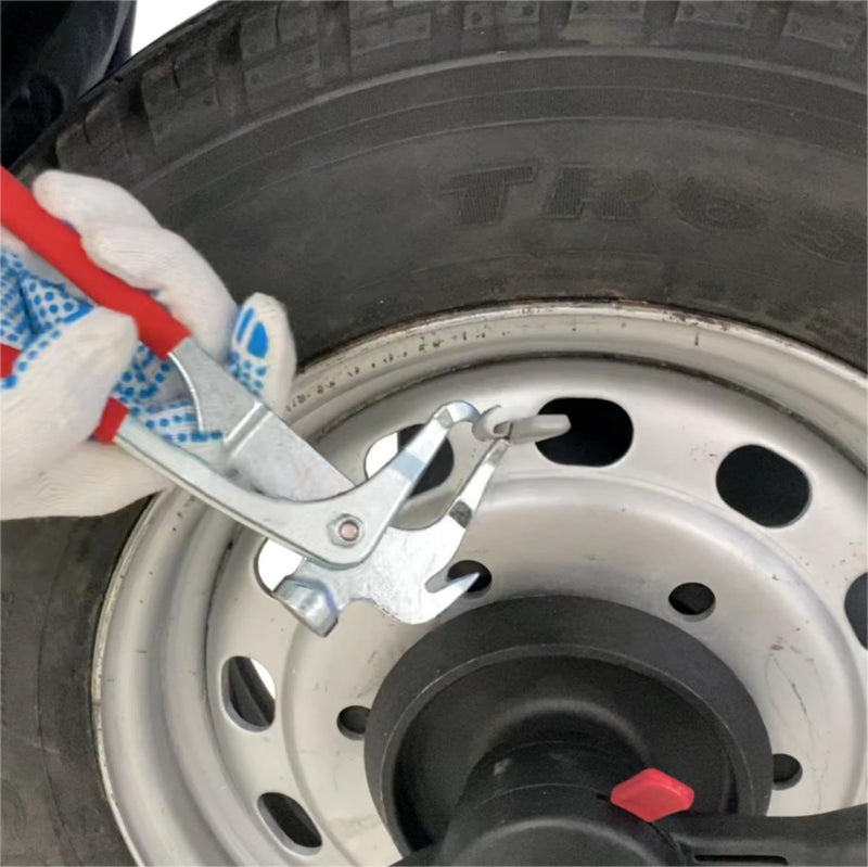 Wheel Balancer Pliers, Wheel Weights Hammer, Clip on Tool for Tire Balancing by RebarTech