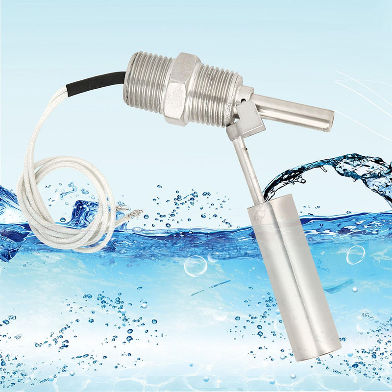 3pcs Liquid Water Level Float Sensor Switch Sid Mounted 304 Stainless Steel 1/2NPT Male Thread DC0 110V, Wholesale Business