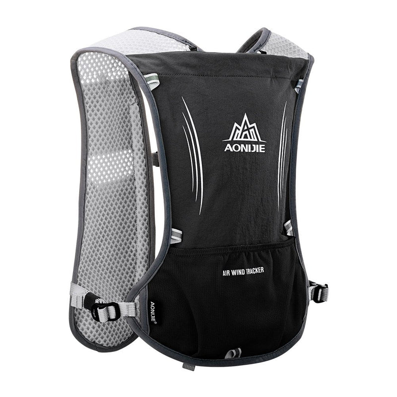 AONIJIE Hydration Vest Pack Backpack 5L Marathoner Running Race Hydration Black