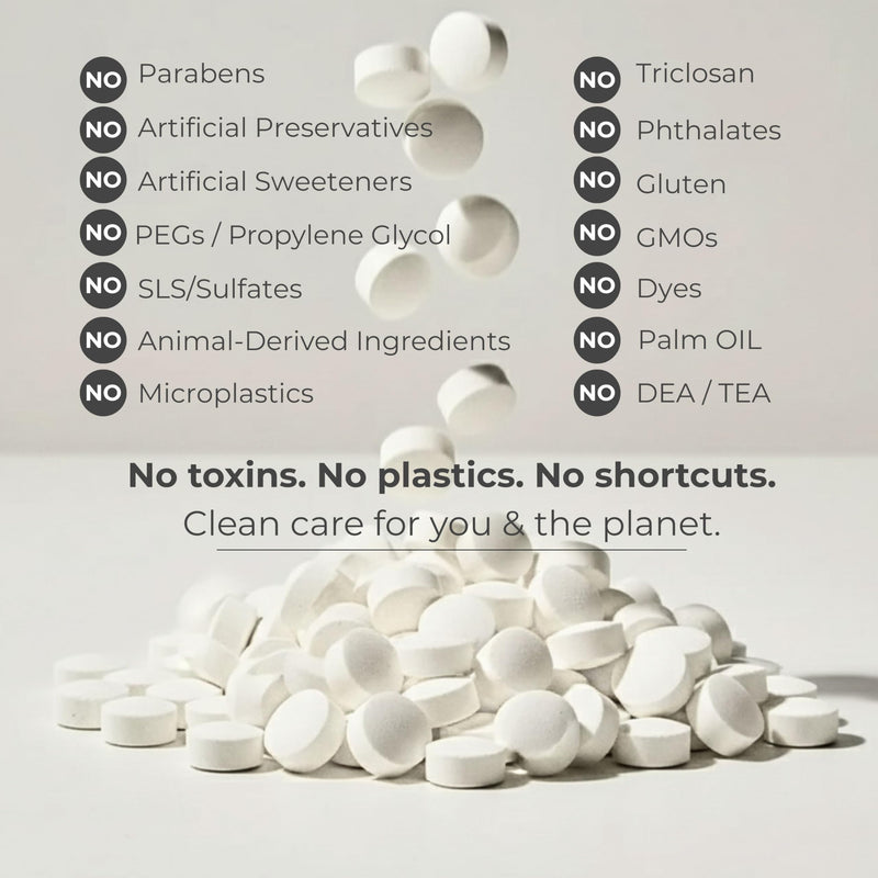 Fluoride Toothpaste Tablets with nHAp, Zero-Waste Paper Refill, Cool Mint, 248 Tablets (4-Month Supply) | Anticavity fluoride + nHAp for strong enamel & cavity defense. Vegan, zero-waste paper refill. 4-month value, TSA-friendly.