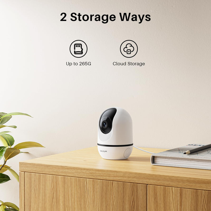 WUUK Magnetic Security Camera and Pan Tilt Camera Bundle