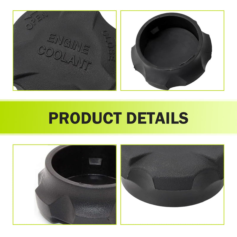 Car Radiator Tank Cover, Coolant Reservoir Cap, #2544126100 Seal Cap, Compatible with Hyundai Kia Santa Fe (Black)